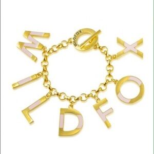 Wildfox‎ couture charm letter bracelet new